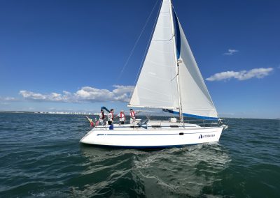 Prácticas náuticas del PER en Cádiz con navegación real en la bahía